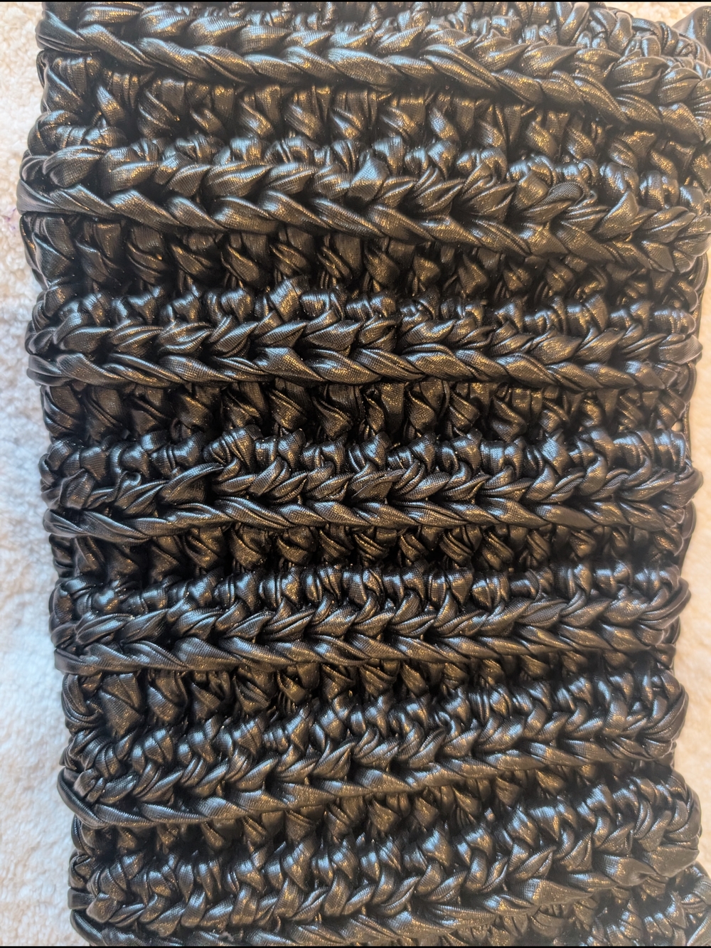 Woven Shoulder Bag - Black - Picture 2 of 7